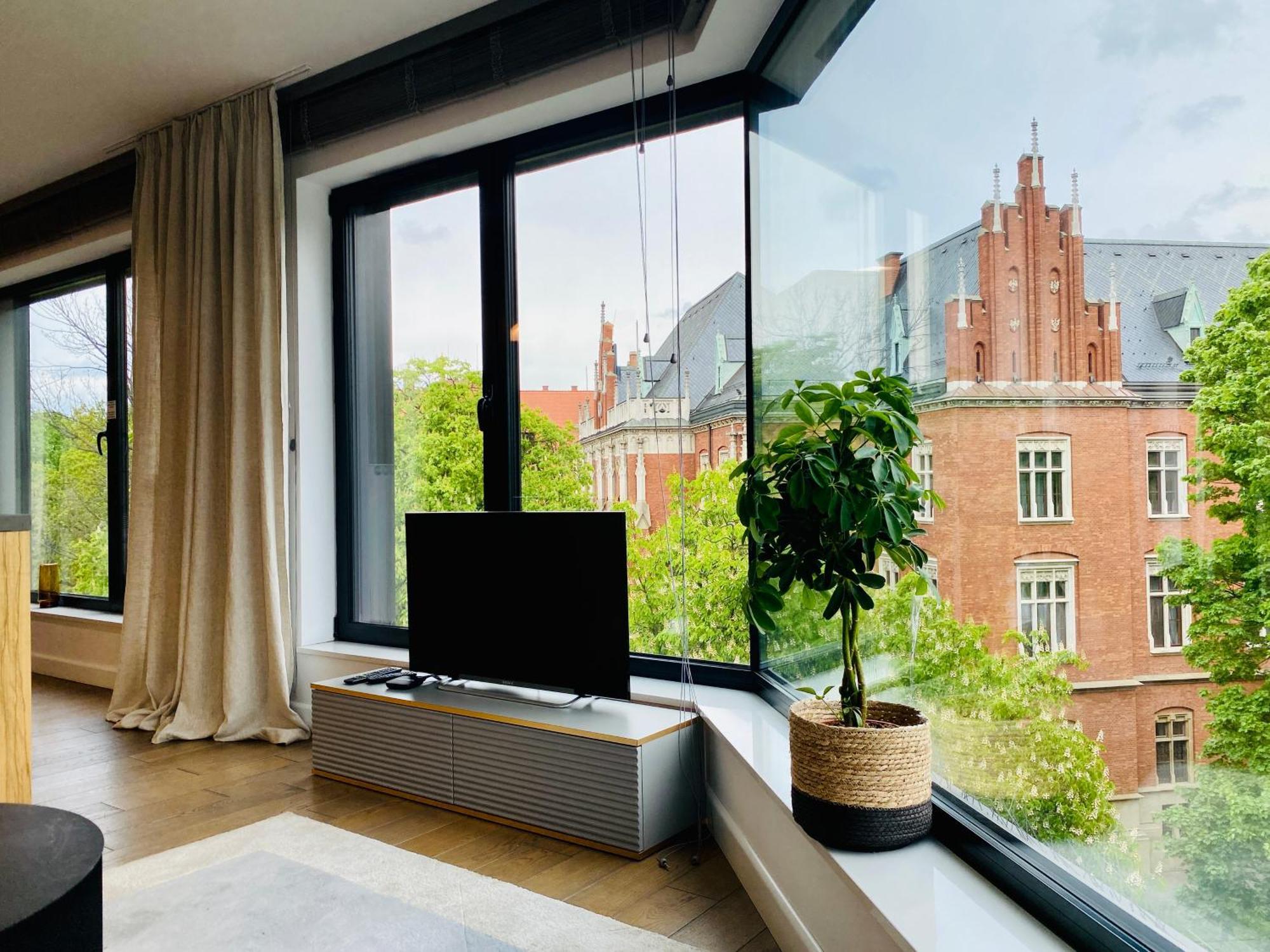 Panorama View By Mint Apartment Krakow Dış mekan fotoğraf